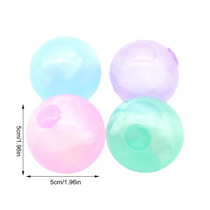 4pcs Fidget Ball Toy Cooling Stress Balls Soft Squeeze Stretch Toy Versatile Stress Balls For Adults Stress Relief