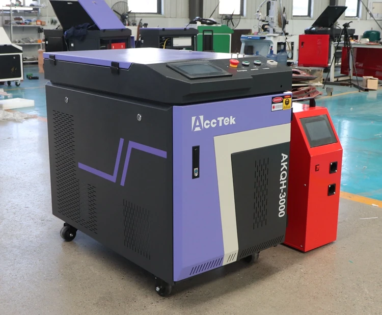 3KW Fiber Laser Welding Machine Double Wire Feed 3-in-1 Laser Cleaning & Cutting Machinery