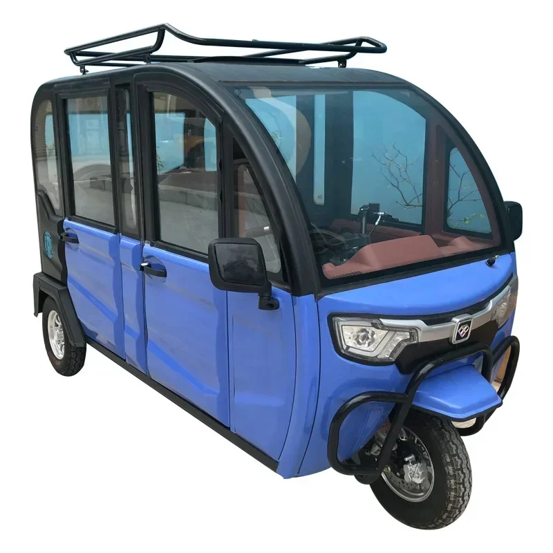 Fully Enclosed 3-Wheel Electric Tricycle for Adults 60v Voltage Trike Adult