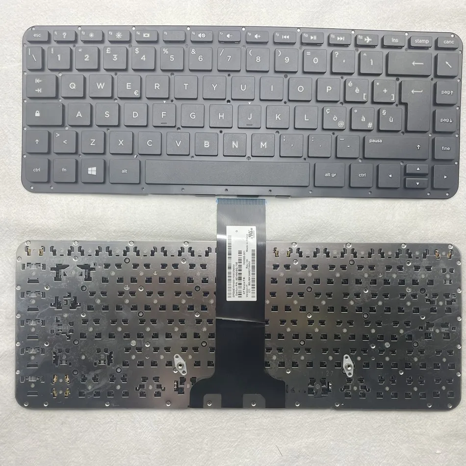 Italian Laptop Keyboard for HP Pavilion x360 13-A 13-A000 13-A100 13-A200 Series PN 760888-061 NoFrame IT Layout