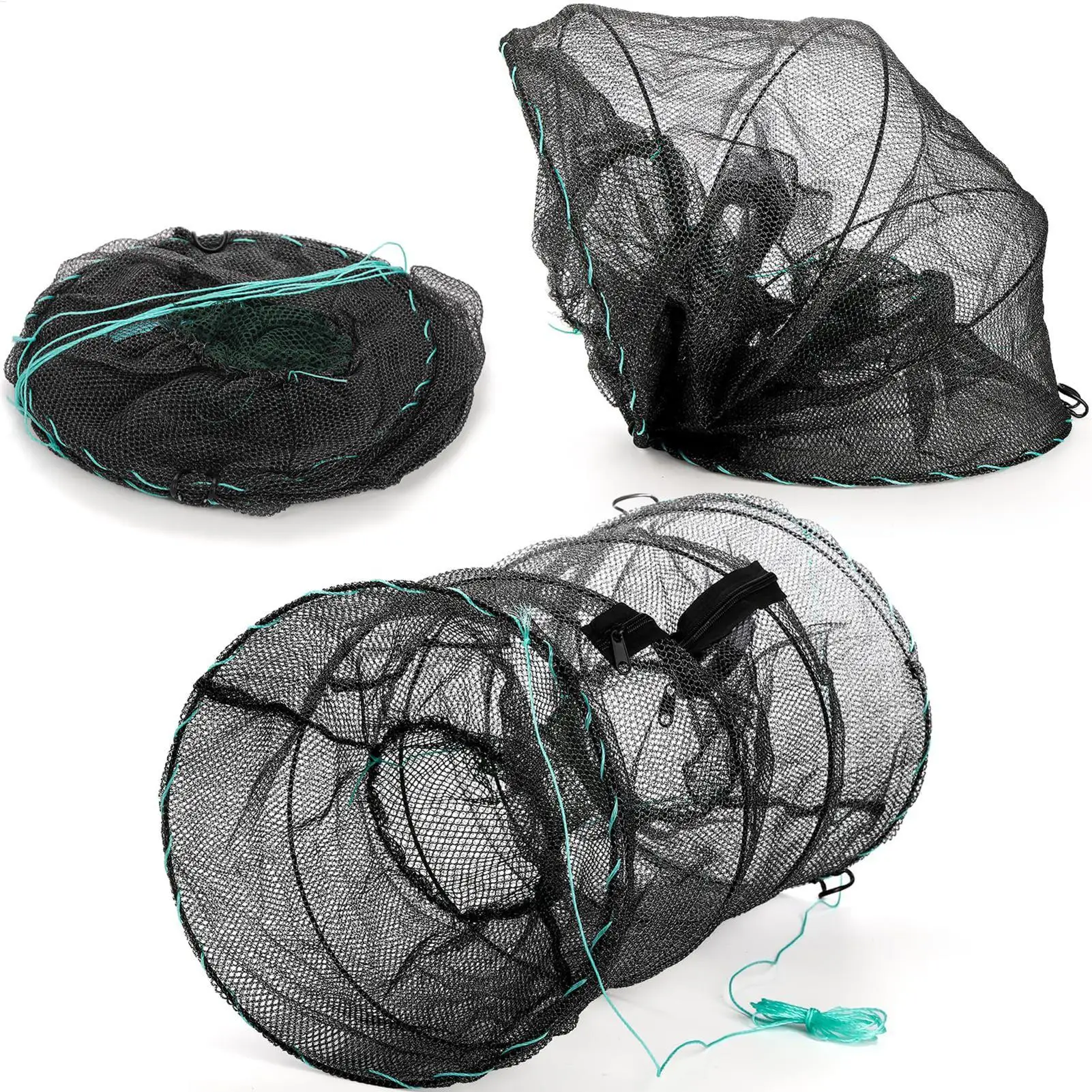 

Bait Traps For Fishing Mesh Angling Casting Bait Net Folding Fishing Mesh Trap For Bass Trout Crappie Catfish Carp Kayak Shore