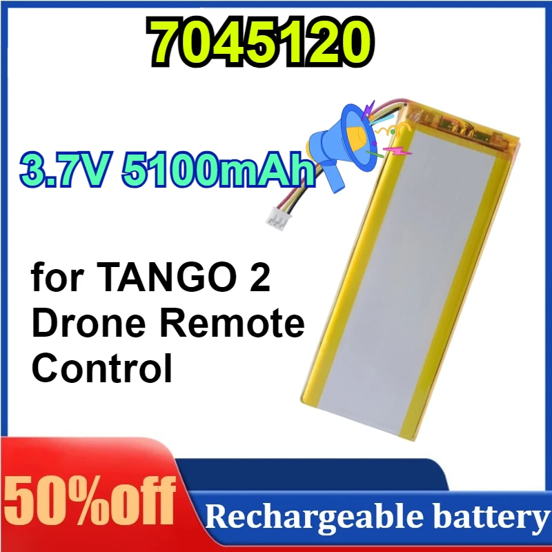 

For TBS 7045120 3.7V 5100mAh Li-Polymer Battery Compatible with TANGO 2 Drone Remote Control Medical & Communication Equipment