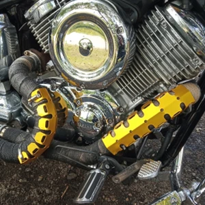 Für Honda XR250 XR200 XR600 XR650R XR 200 250 600 650 Universal Escape Rohr des Wärmebildschilds Silence Silence Schildabdeckung 6 Hauptverkauf XR Auspuff 200 - №2