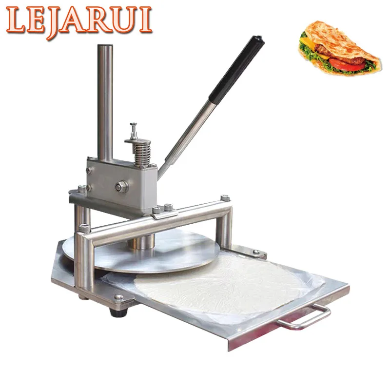 Commercial Hand Pressure Grab Pancake Squeezing Machine Manual Dough Round Press