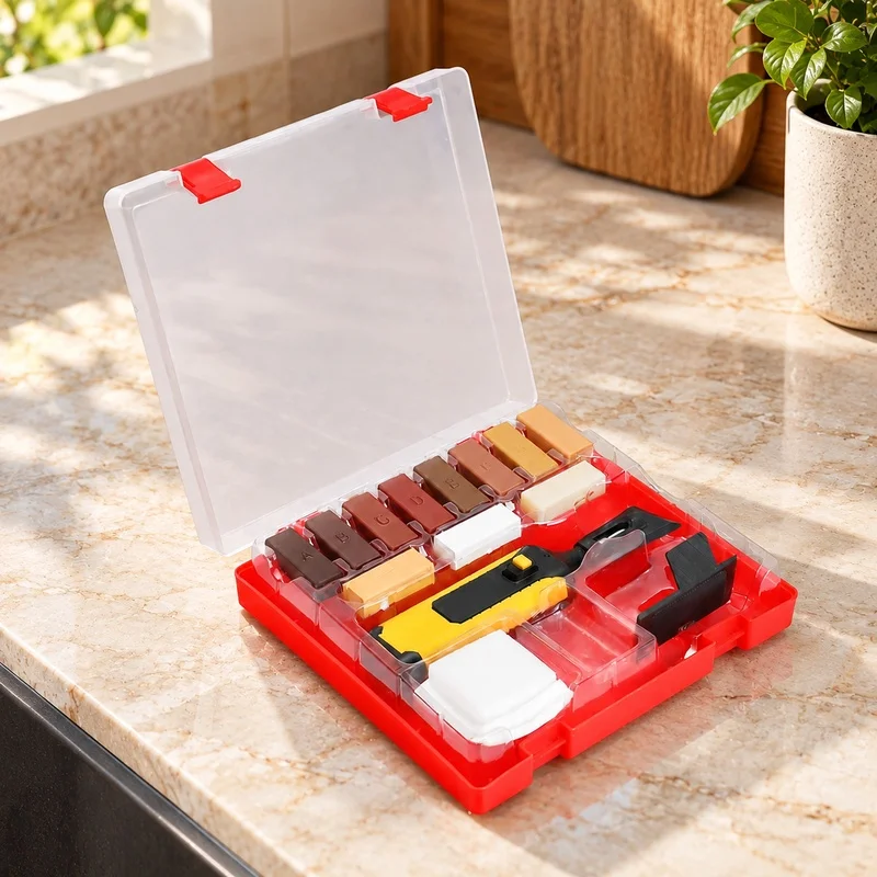 All-in-One Scratch Restoration Kit for Wooden Floors, Furniture, Cabinets, and Laminate Surfaces