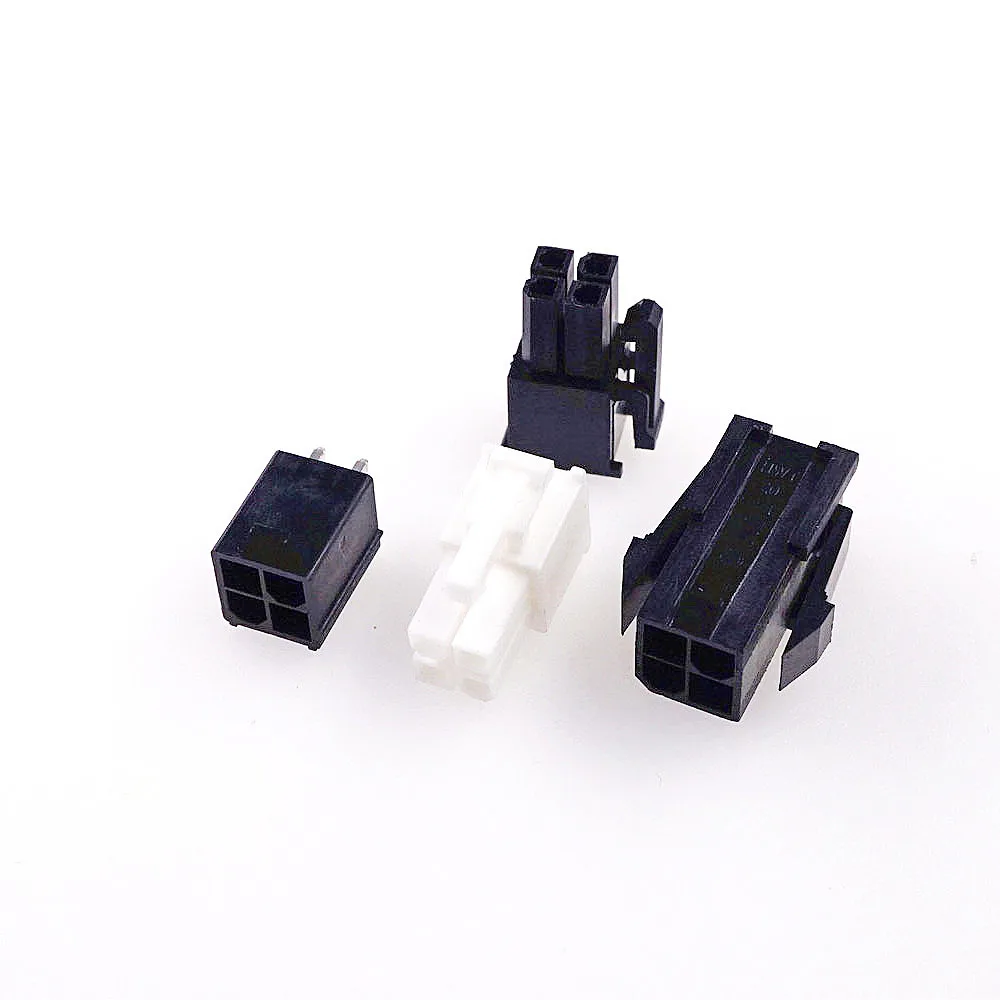 5Pcs 4.20 mm CPU 4 Pin Male Female Housing Header Wafer ATX CPU PSU EPS12V Mainboard Motherboard Power Connector Plug Receptacle