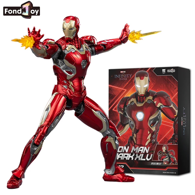 

Новая сборная модель Fondjoy Iron Man Mk45, экшн-фигурка 1/12, модель Железного человека, Коллекционная модель, модель из ПВХ, игрушки, подарки на день рождения для мальчиков