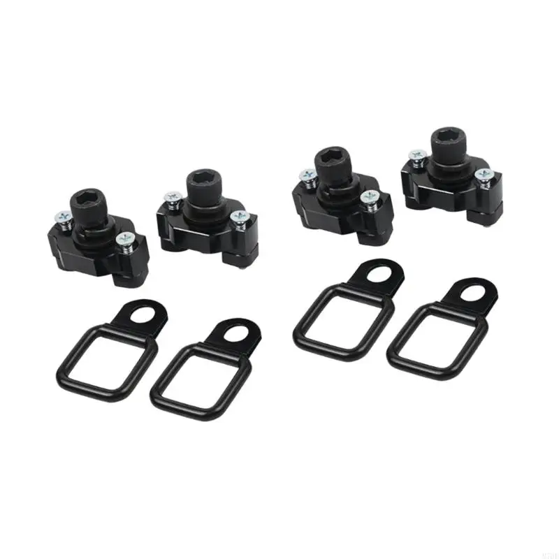 M76E Aluminium D-Loop Cargo Hardware 2/4 Stück, geeignet für den Transport von UTV-Montageblöcken – Detail 4