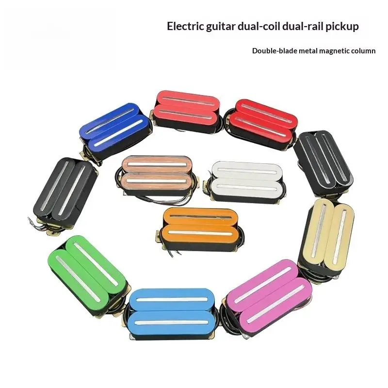 [LA] Novedad: 1 Set de Accesorios DIY para Guitarra, Pastilla Humbucker de Doble Riel de Alta Potencia para Guitarra Eléctrica