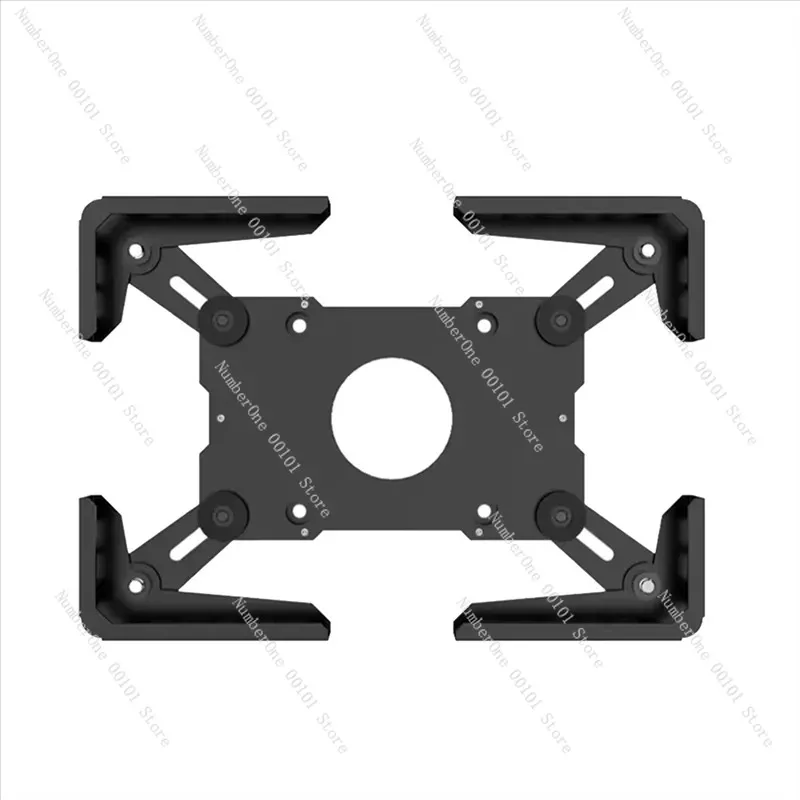Wall Mount Adjustable Tablet Enclosure Holder, Wall Hanging or Desktop Stand Bracket for iPad Samsung view 3
