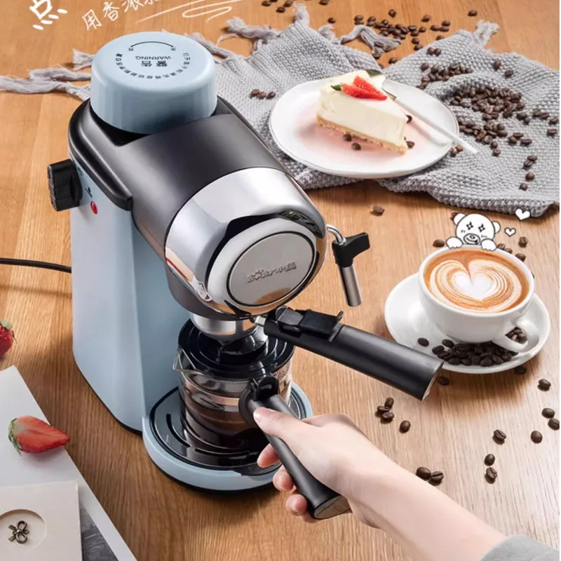 Automatic Italian Coffee Machine Mini Home Milk Tea Extraction Hot and Cold Milk Tea Machine Small Coffee Machine