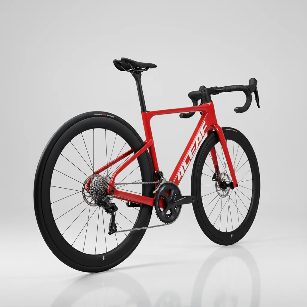 700C Leichtes Rennrad, Kohlefasermaterial, Vollcarbon-Rahmen, Hochleistungs-Kompatibles Getriebesystem Fahrrad