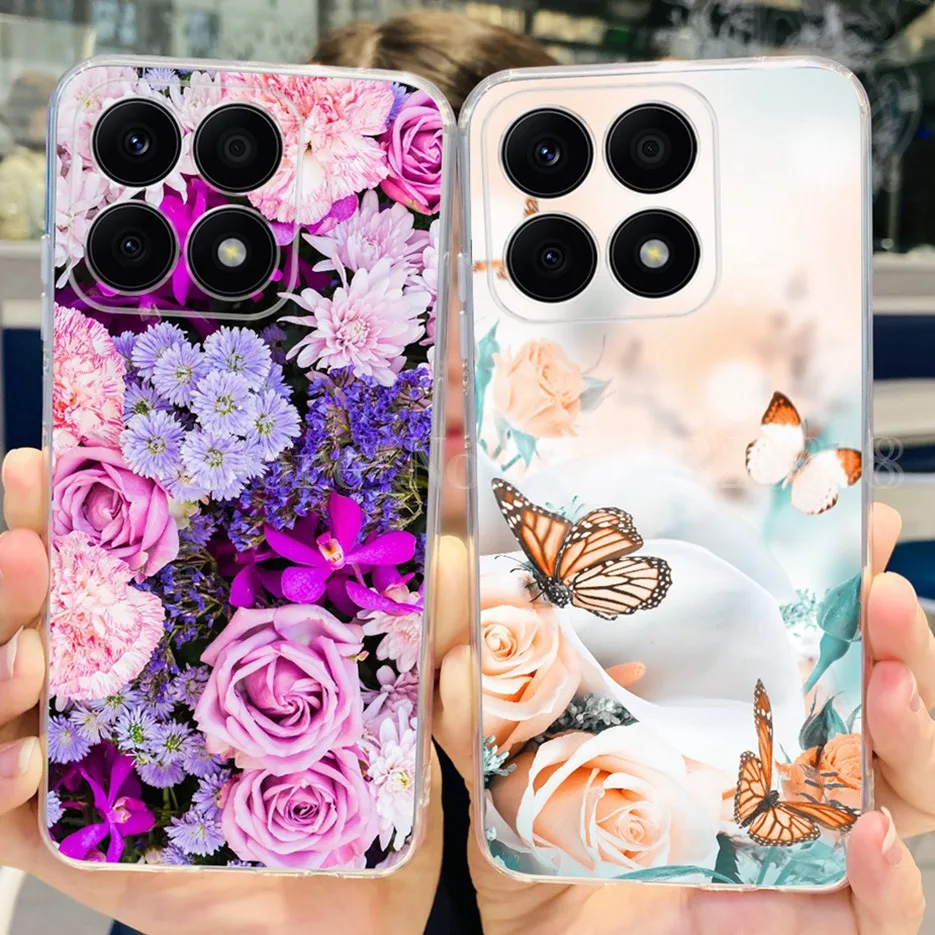 For Honor X8a Case 2023 New Fashion Back Cover For HonorX8a Clear Silicone Soft Slim Phone Case For Honor X8A X 8a Fundas Bumper