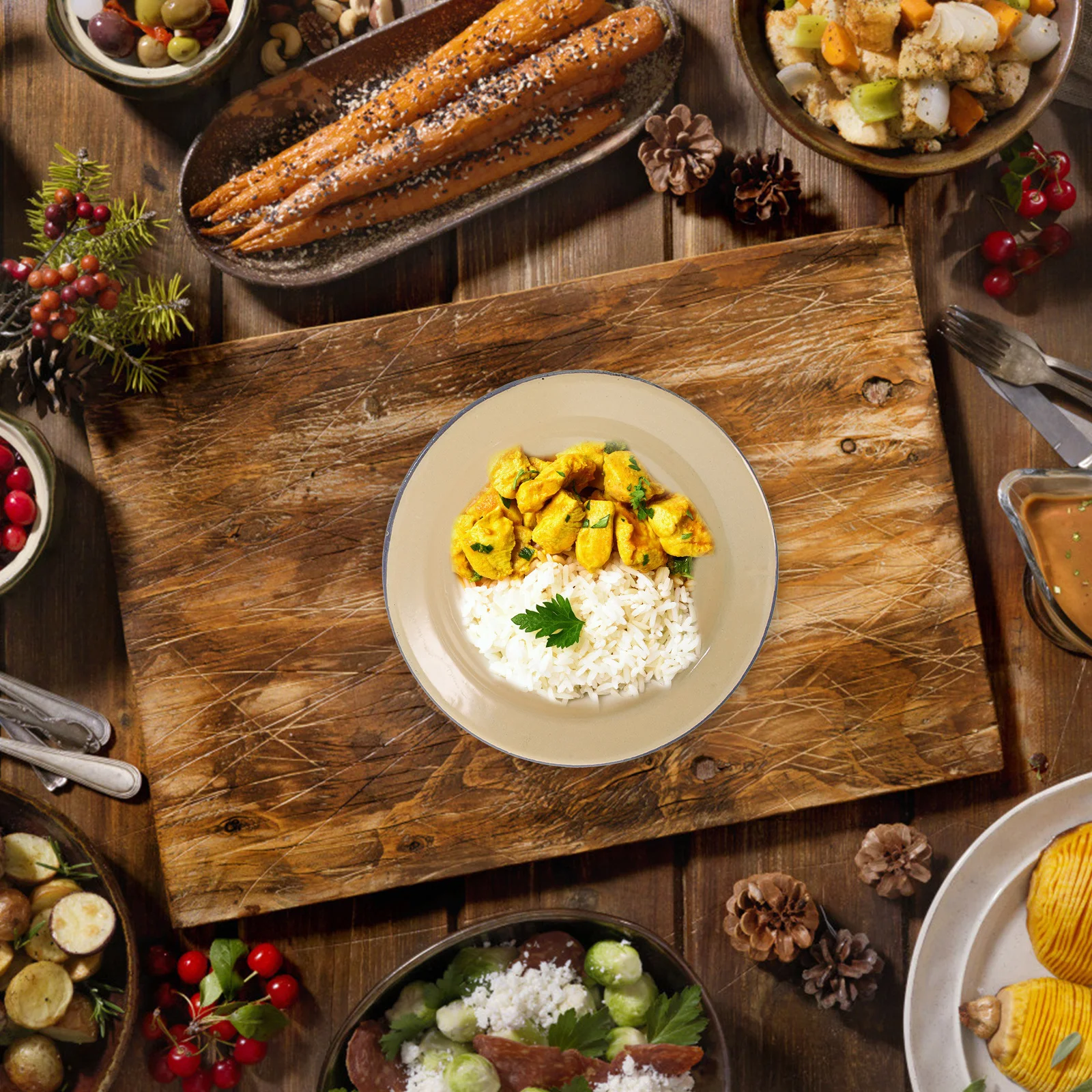 

2Pcs Retro Enamelware Appetizer Serving Trays Stackable Easy Clean Practical Shallow Design Perfect for People Pets