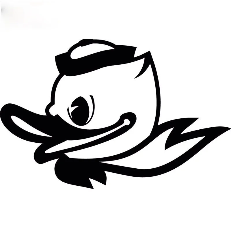 

Cartoon Sticker Duck High Quality KK Vinyl Accessories Waterproof Sunscreen Vinyl Decal Window Sticker
