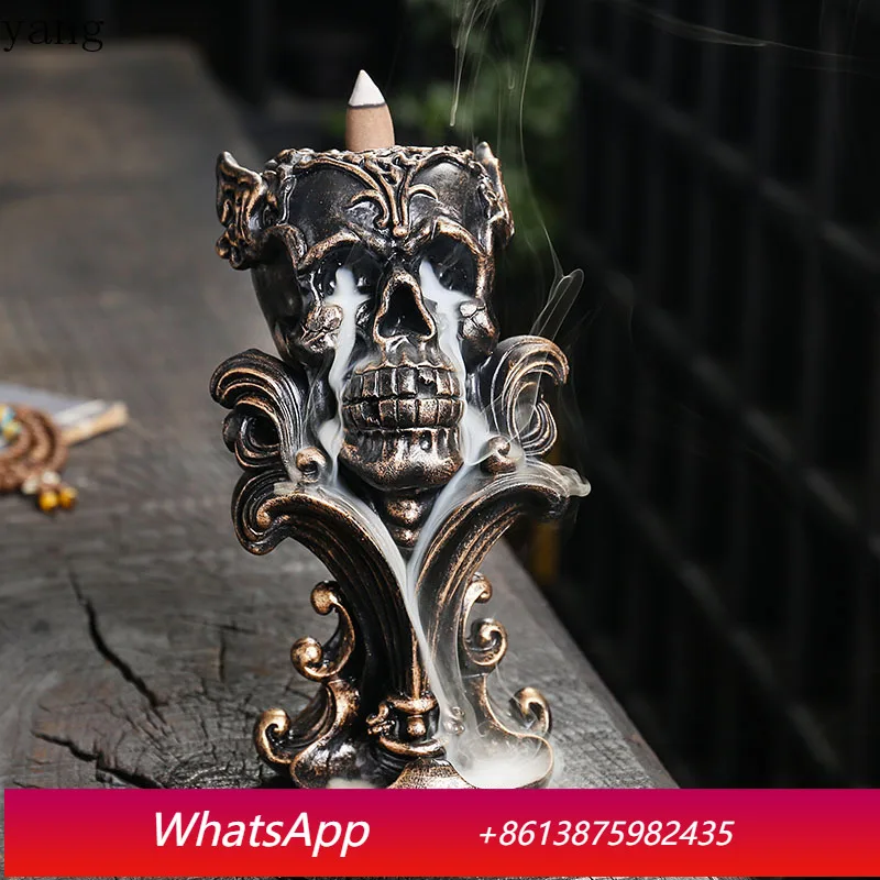 

CX Resin Sandalwood Backflow Aromatherapy Furnace Creative Halloween Ghost Gift