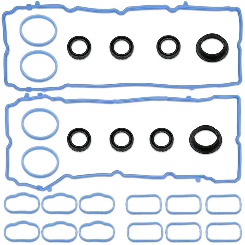 

AS57-Replacement 5184596AE VS50805R 3.6L Valve Cover Intake Manifold Gasket Set For Jeep Dodge 200 300 Wrangler
