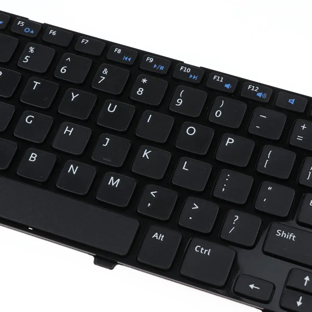 US Layout Keyboard ABS Plastic Lightweight Laptop Keyboard Replacement Numpadenter for Dell 3521 2521 5421 3328 Series