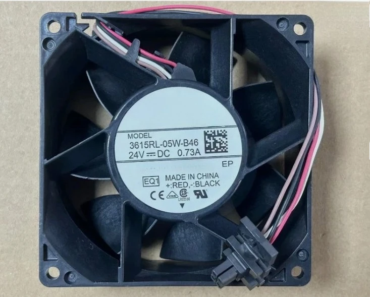 

Brand New Original 3615RL-05W-B46 DC 24V 0.73A Cooling Fan Fast Delivey