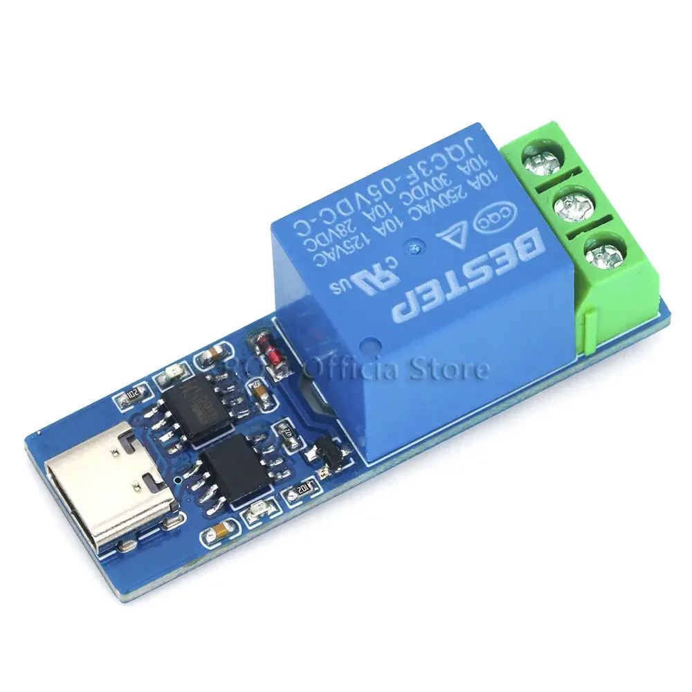 TypeC Interface LCUS-1 USB Relay Module USB Intelligent Control Switch Serial Port Relay