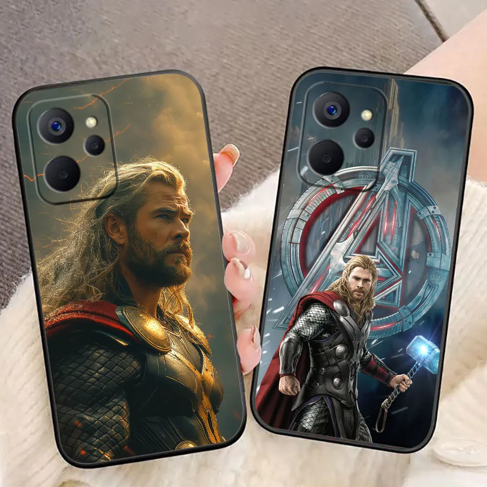 New Marvel Thor Cover Phone Case For OPPO Realme 13 12 11 10 9 9i 8 8i 7 7i 6 5 5i 3 Pro Plus TPU Case Funda Capa Coque Shell