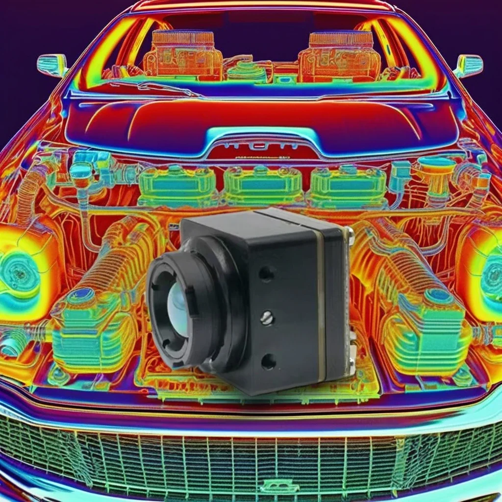 

2026 Long Distance Anti-Fog Car Imaging Thermal Camera With Infrared Night Vision Uncooled CCD Imaging Sensor