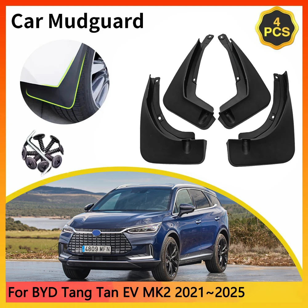 

Для BYD Tang Tan EV MK2 2021~2025 2022 2023 внедорожник автомобильные брызговики брызговики брызговики аксессуары для крыльев авто