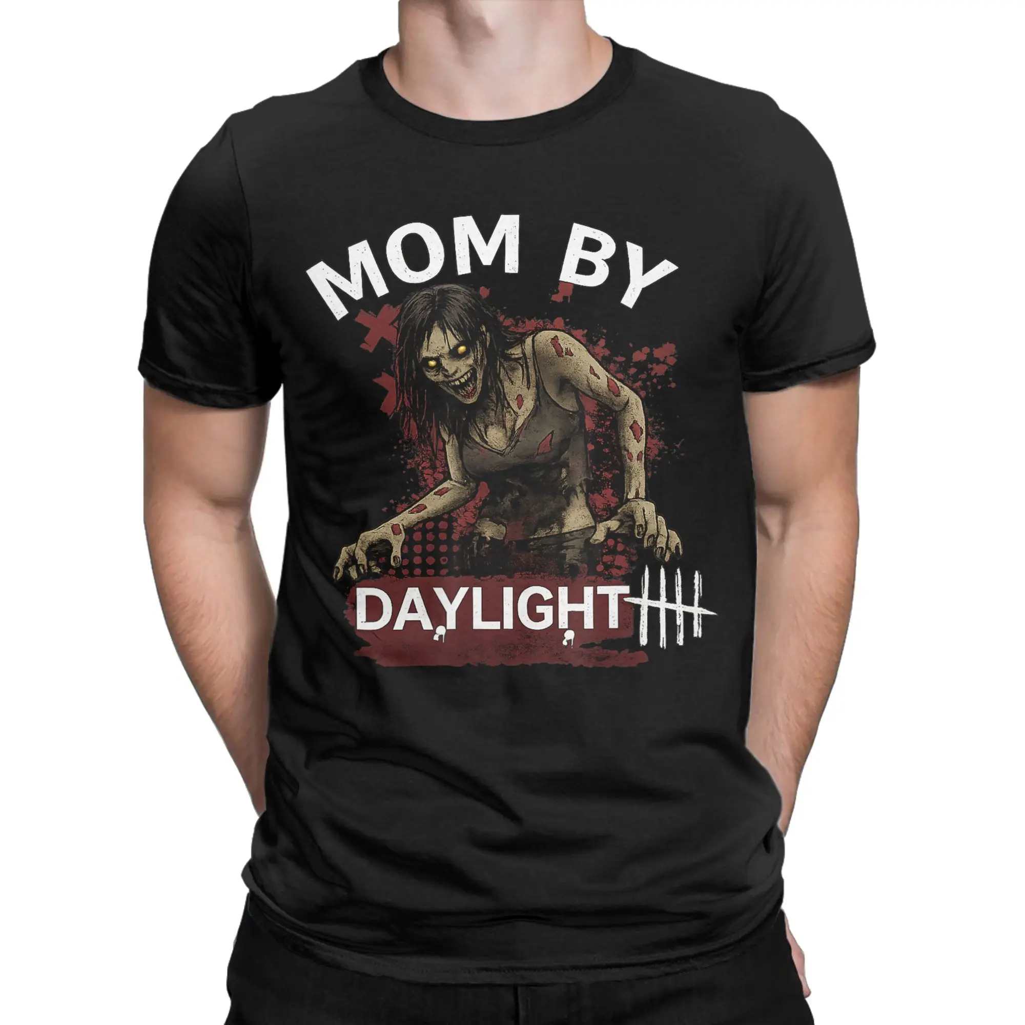Man T-Shirt Mom By Daylight Halloween Costume Dead Mothers Day T-Shirts Harajuku  Summer Tee Shirt Y2K  Tops Gift Idea