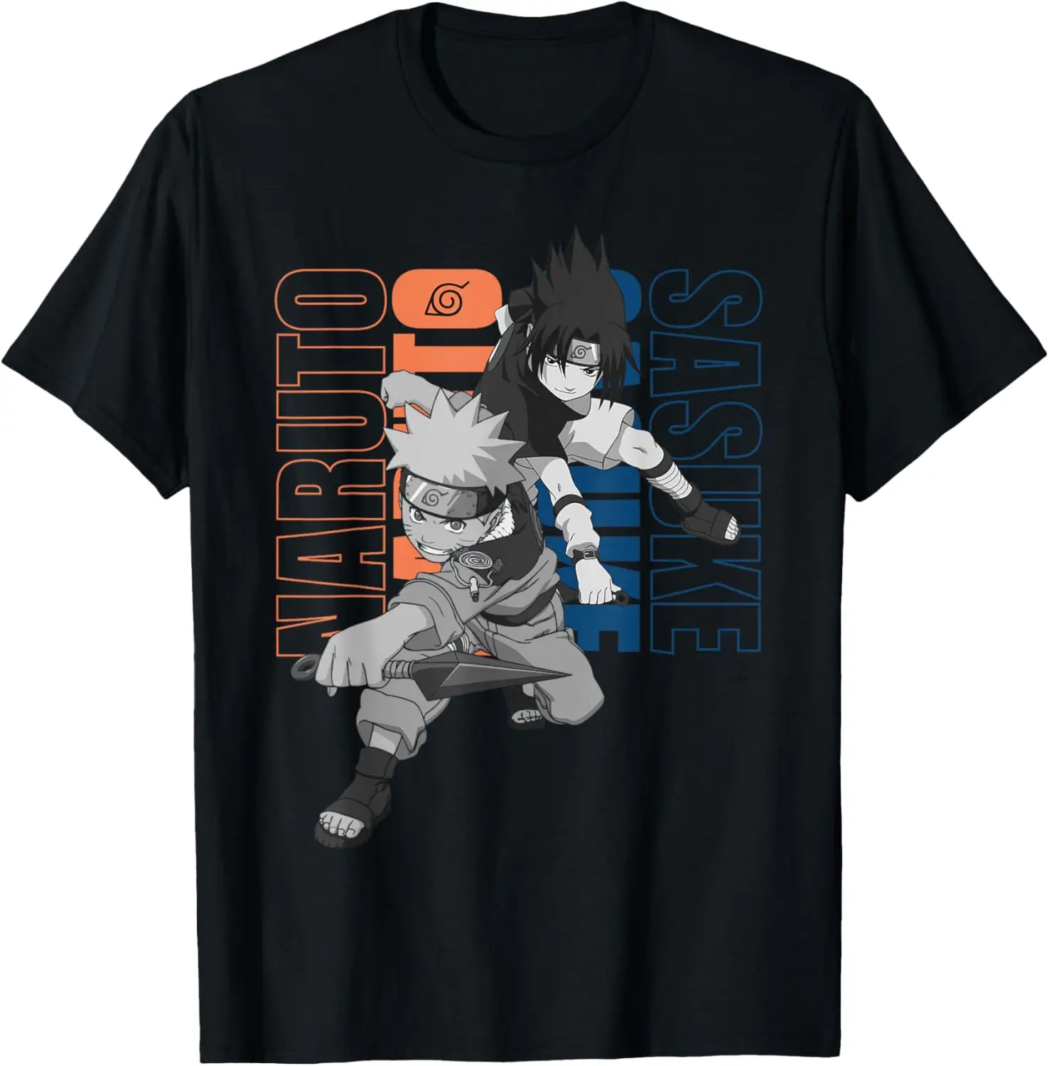 Fashion Naruto Kakashi & Sasuke Anime T-Shirt S-6XL