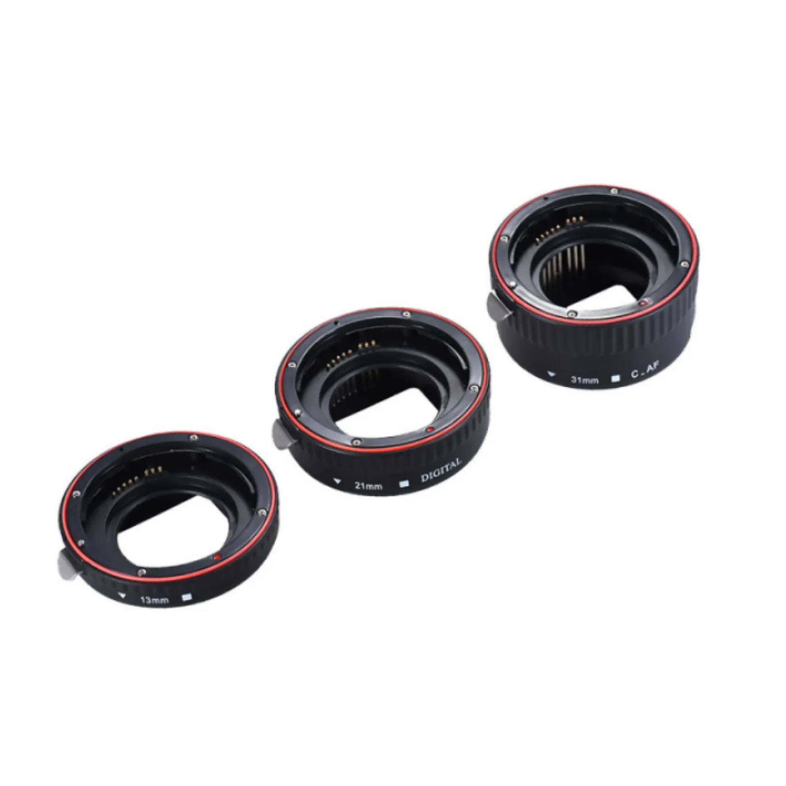 Plastic Auto Focusing Macro Extension Lens Adapter Tube Rings Set 13 21 31mm Camera Lens For Canon EOS EF Mount Camera Accessory