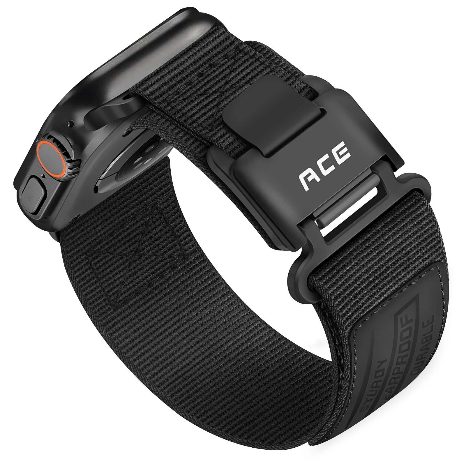 Magnetverschluss-Nylonarmband für Apple Watch Ultra 49mm 44mm 45mm 46mm für Herrenarmband. Für iWatch Series 12/11/10/9/8/7/6/5/4/3/2/1 – Detail 12