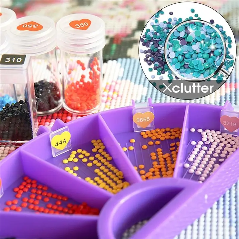 A01E-Sticker Label Set,Colored Number Stickers, Art Storage Box Label Stickers