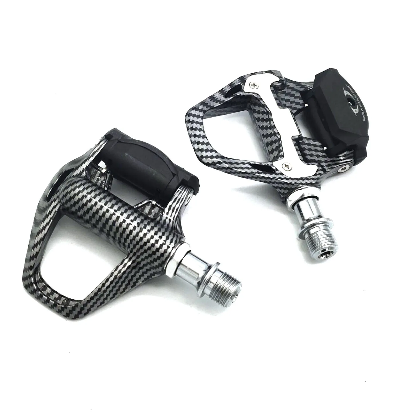 RACEWORK Carbon Fiber Pedals Self-Locking Suitable forSHIMANO forLOOKKEO Road Bike High Quality Bearing Pedals Bicycle Parts