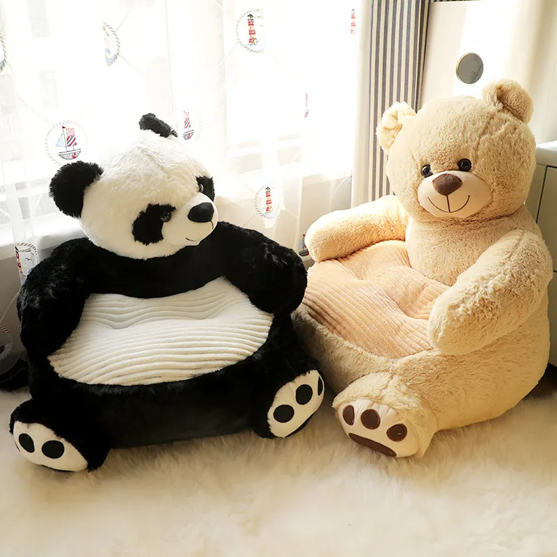 *Lovely Teddy Bear Panda Unicorn Duck Plush Toys Birthday Gift Children Room Decor Cartoon Child Seats Sofa Baby Portable Chair