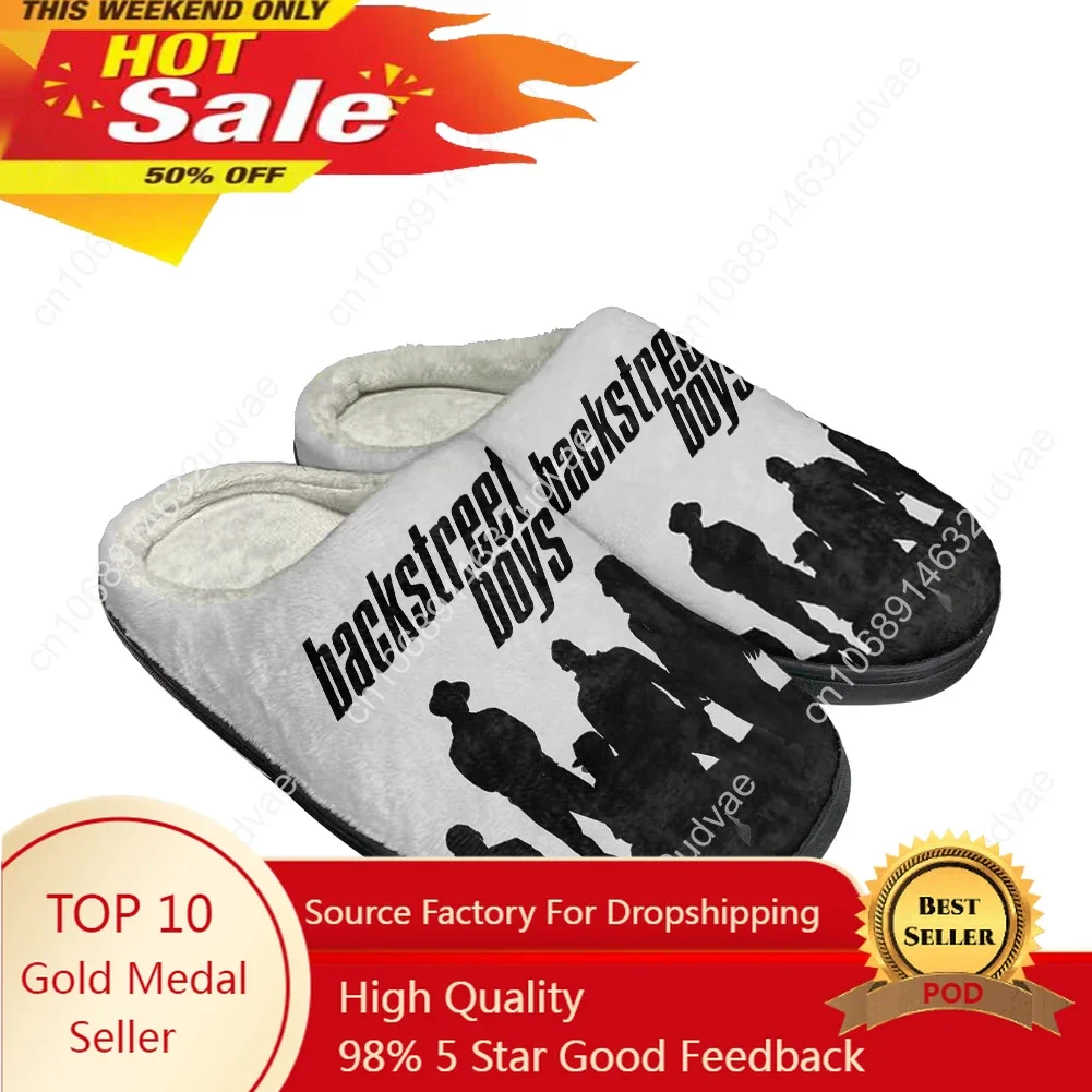 

Hot Backstreet Boys Fashion Custom Slippers Mens Womens Sandals Soft Plush Casual Keep Warm Shoes Thermal Comfortable Slipper