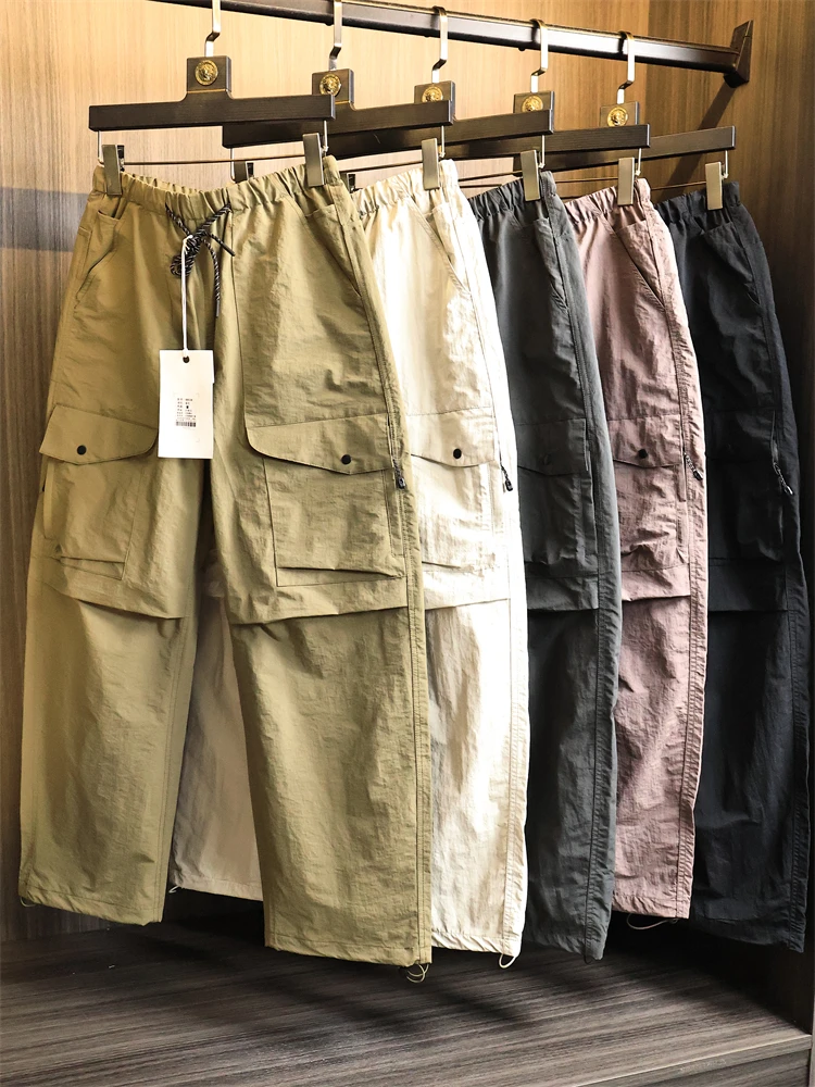 

Мужские повседневные прямые брюки, осенняя уличная спецодежда, большая функциональная универсальная удобная дышащая нейлоновая одежда