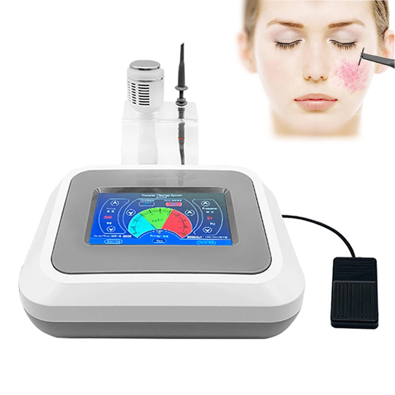 إبرة عالية التردد RF إزالة الأوردة العنكبوتية آلة مكافحة الاحمرار الأوعية الدموية الحمراء والبقع إزالة الأوعية الدموية معدات التجميل