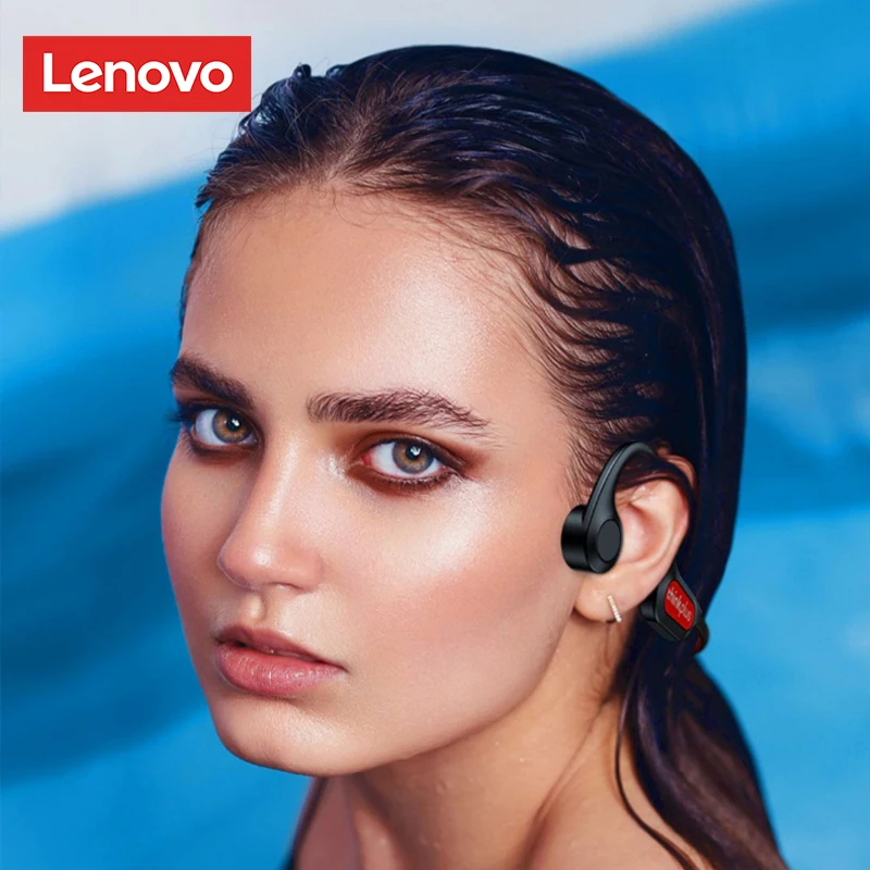 Lenovo Bone Conduction Earphones X3 X4 X5 X3 Pro Bluetooth Hifi Ear-hook Wireless Headset with Mic Waterproof Earbud