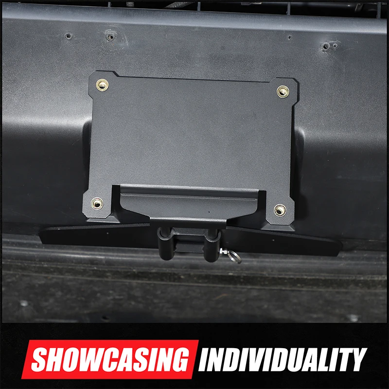 For Toyota Tundra 2022-2026 No-Drill Front License Plate Holder Mounting Kit Removable Fast Grille-Safe Car Accessories