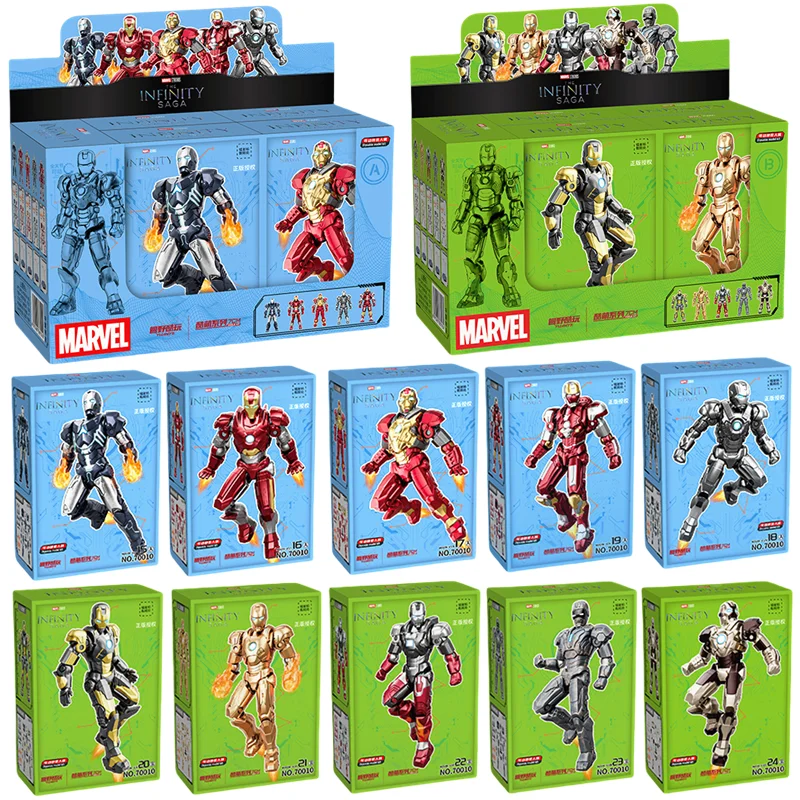 Homem de ferro figura de ação mk15 mk16 mk17 mk18 mk19 mk20 mk21 mk22 mk23 mk24 mk25 montagem modelo figura crianças coleção brinquedos