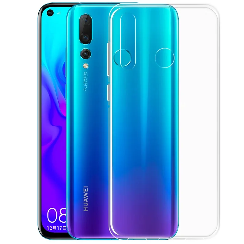 Clear TPU Silicon Case For Huawei Nova 3 3i 4 P Smart 2019 P20 P30 Pro P10 P9 P8 lite Honor V20 8X 8C 9 10 lite 7X 6X Soft Case