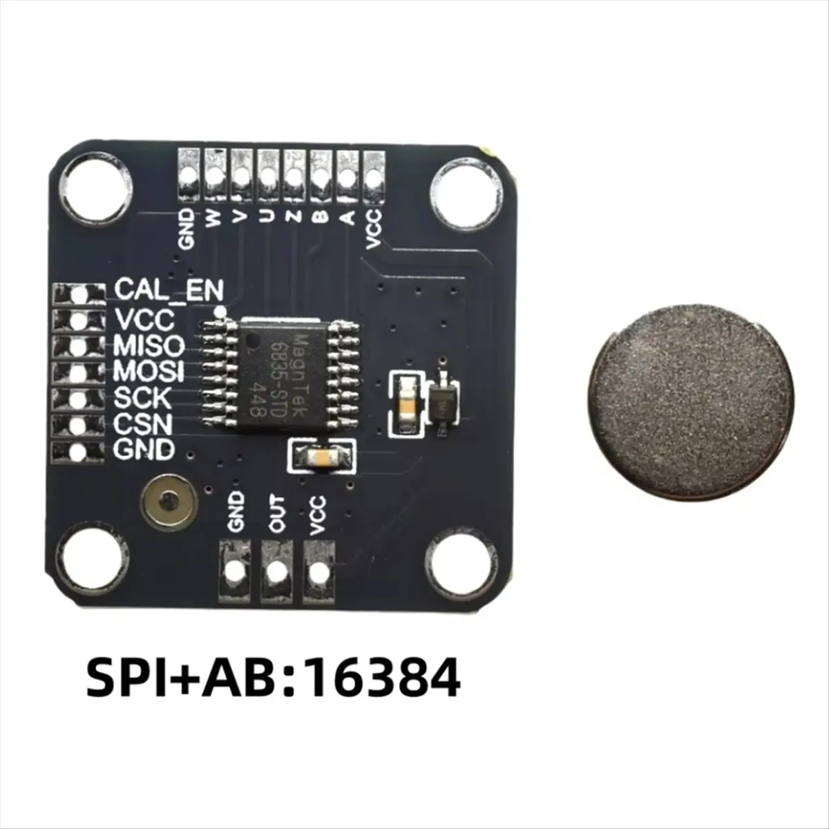A49T MT6835 Magnetic Encoder Module 21-Bit High PWM/SPI Interface for Brushless Motor Replace for AS5048 B