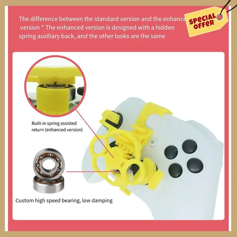 พวงมาลัยขนาดเล็กสําหรับ Xboxseries Handle ฤดูใบไม้ผลิในตัวช่วย Centering Gaming Handle อุปกรณ์เสริม-WMAN