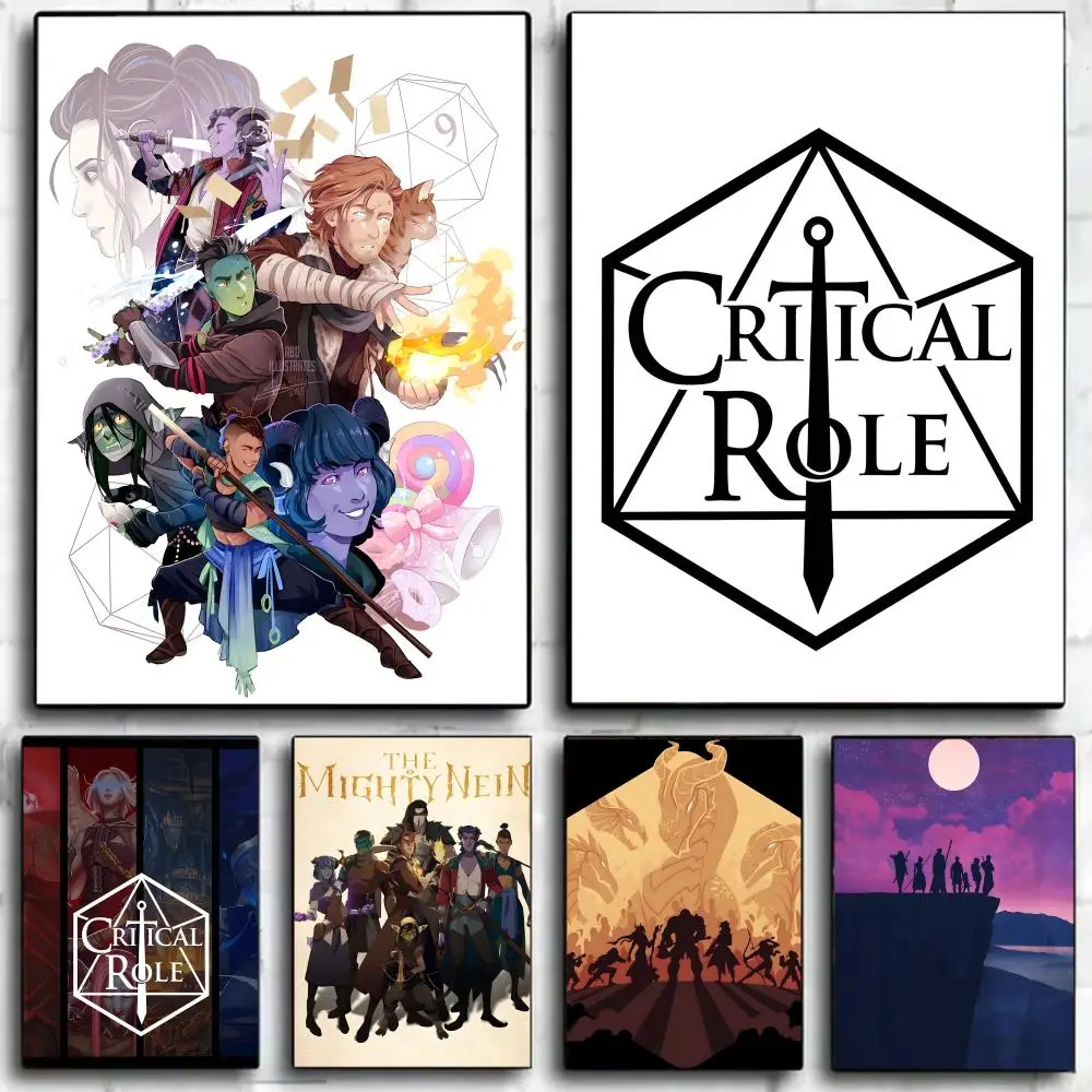 C-Critical Role classy  Poster Wall Art Print Decorative Mural Home Decor Gift Unframed