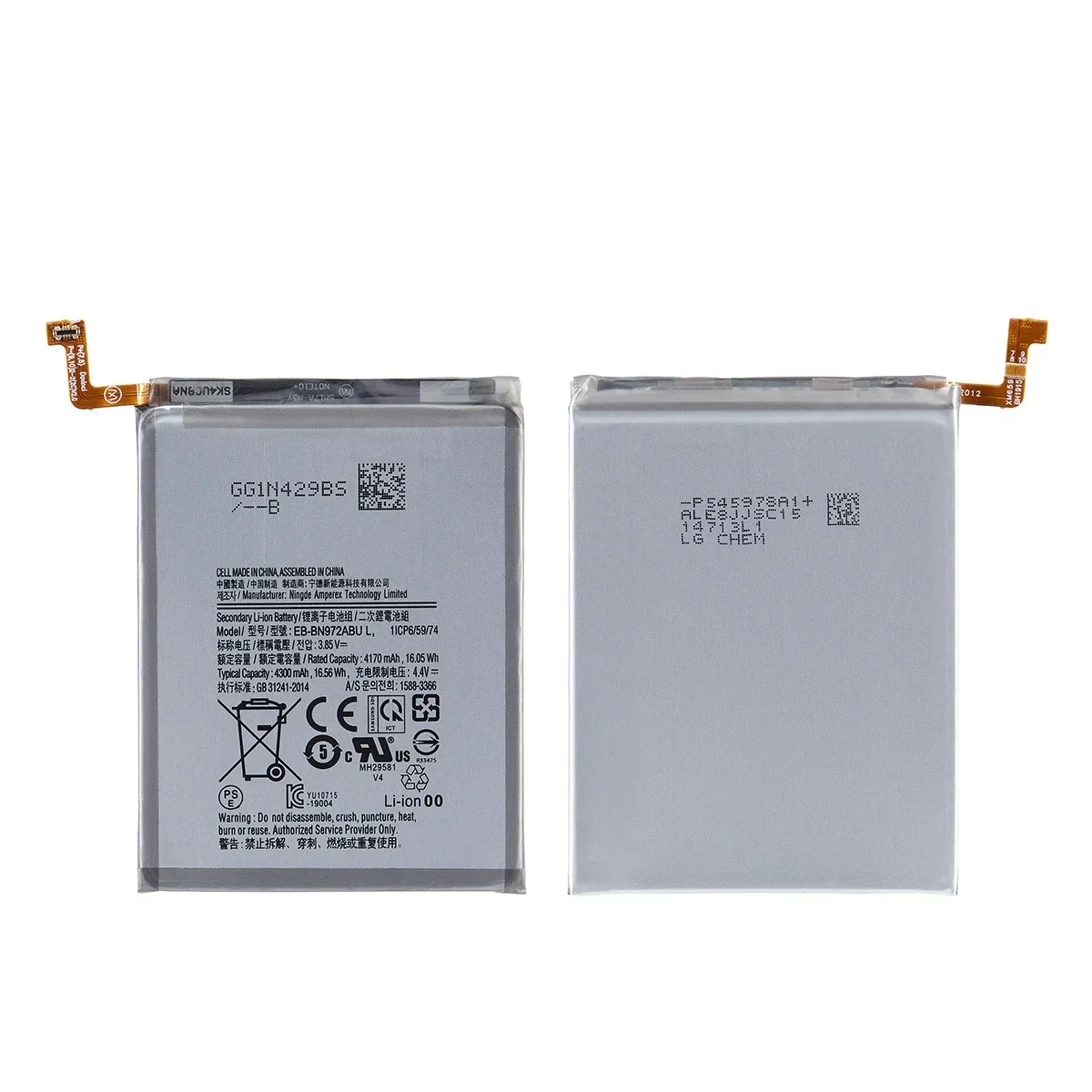 Brand New EB-BN972ABU 4300mAh Battery For Samsung Galaxy Note 10+ Note 10 Plus SM-N975F SM-N975DS phone Batteries