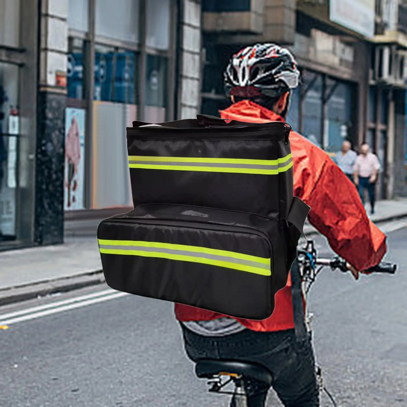 

Delivery Bag Insulated Hot Pizza Bags for Delivery Bike Waterproof Large