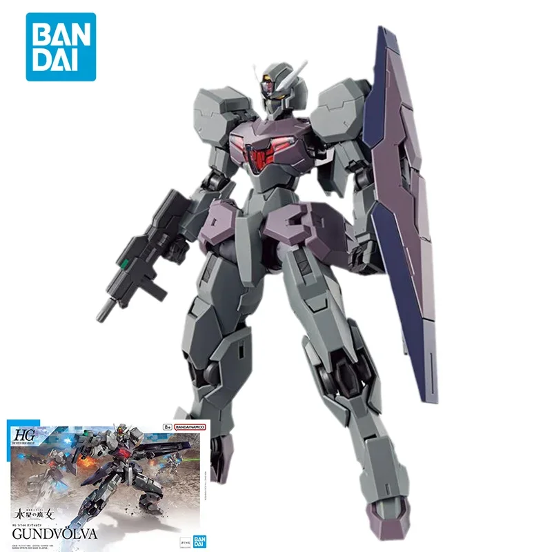 

Bandai Original GUNDAM Anime HG 1/144 THE WITCH FROM MERCURY GUNDVOLVA Action Figure Toys Collectible Model Gifts for Kids