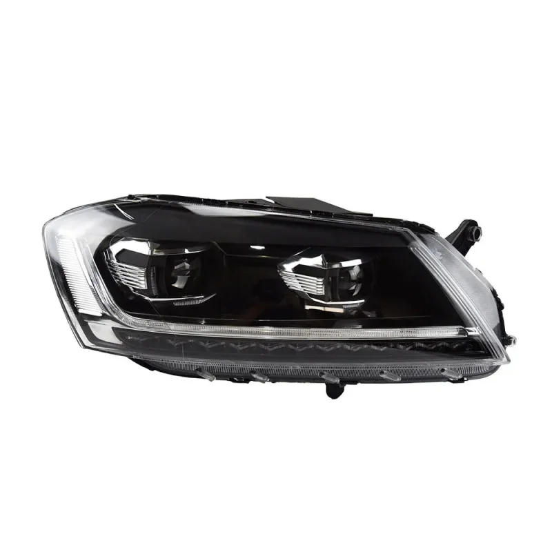 Suitable forSuitable 12-15 Model New Magotan B7 Headlight Assembly Modified Flowing LED Daytime Running Light Xenon Lamp