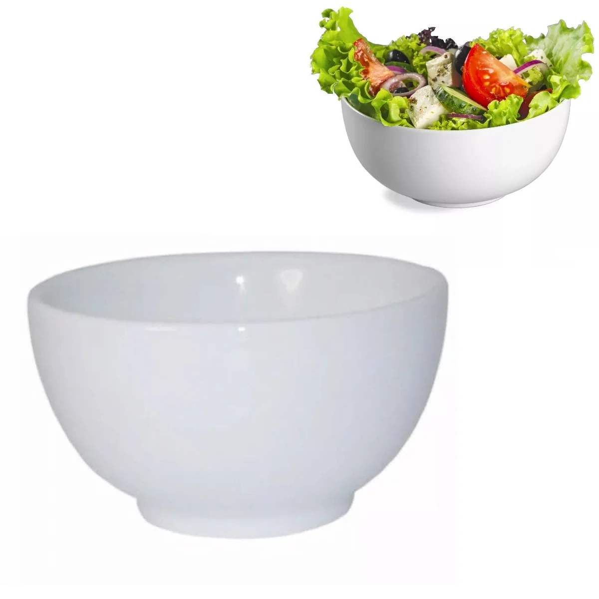 12 Bowl Bowl Cumbuca Melamine 500ml Acai Soup Broth