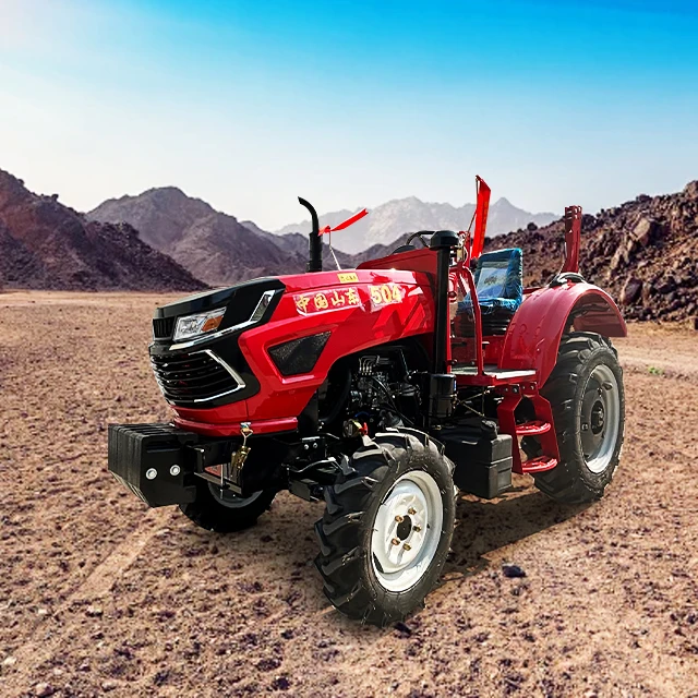 Super Powered 4WD Farm Tractor High-Horsepower Automatic Wheel Tractor with Special Engine Core Component